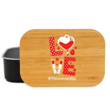Blood Donation Blood Blood Donor - Lunch Box - black - Front