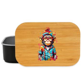 Coole Affe - Lunch Box - Schwarz - Vorne