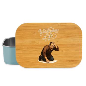Watchmakers Life Illustration - Lunch Box - light blue - Front