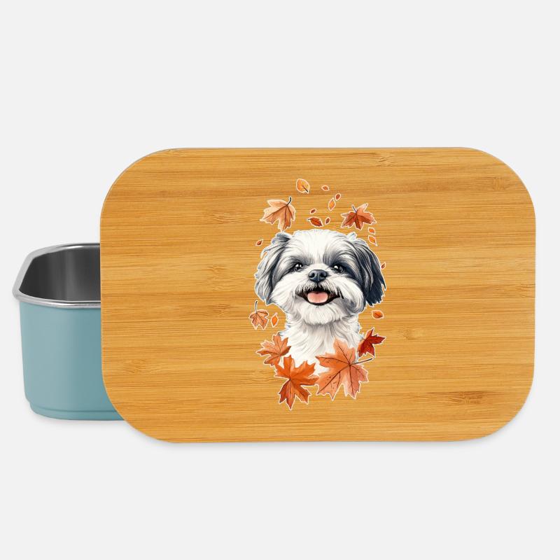 Shih Tzu Herbst - Lunch Box - Hellblau