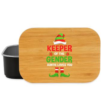 Werdender Papa werdende Väter Weihnachten - Lunch Box - Schwarz - Vorne