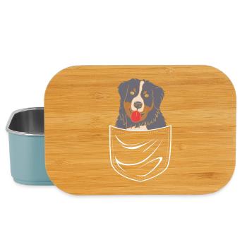 Berner Sennenhund - Lunch Box - Hellblau - Vorne