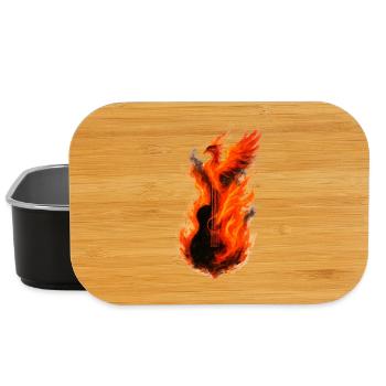 Phénix Guitare de Feu : Design Rock Incandescent - Boîte à goûter - noir - Devant
