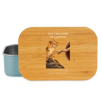 Catdam : La Création Féline - Boîte à goûter - bleu pâle - Devant