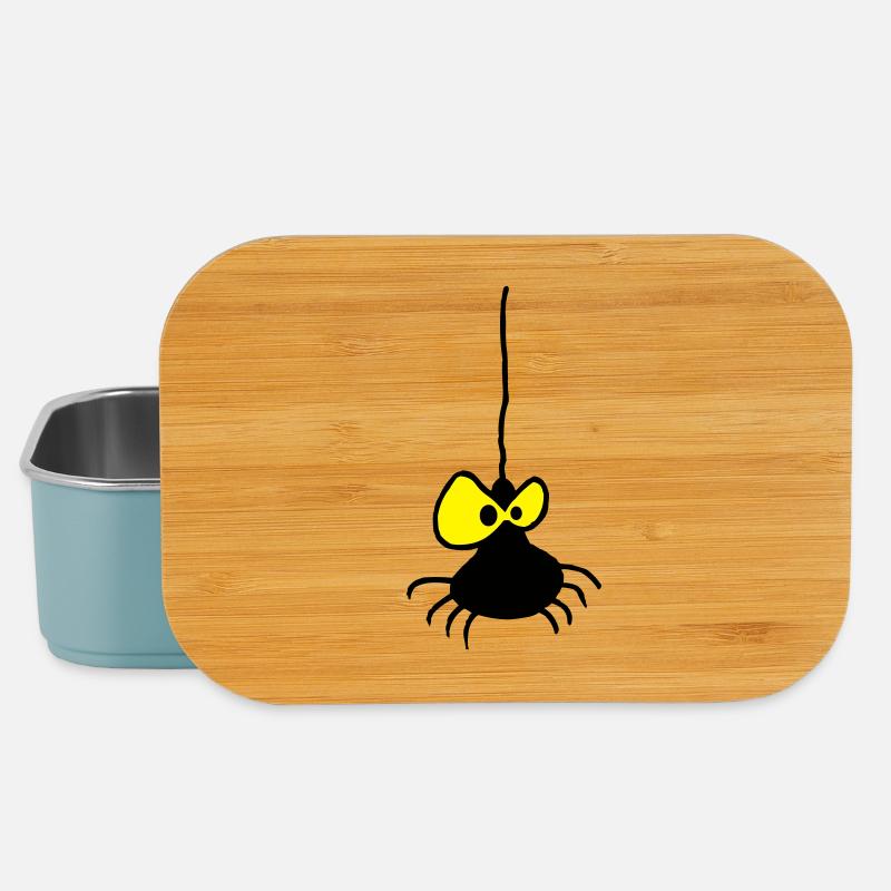 Grumpy Spider Two-Color Design - Lunch Box - light blue