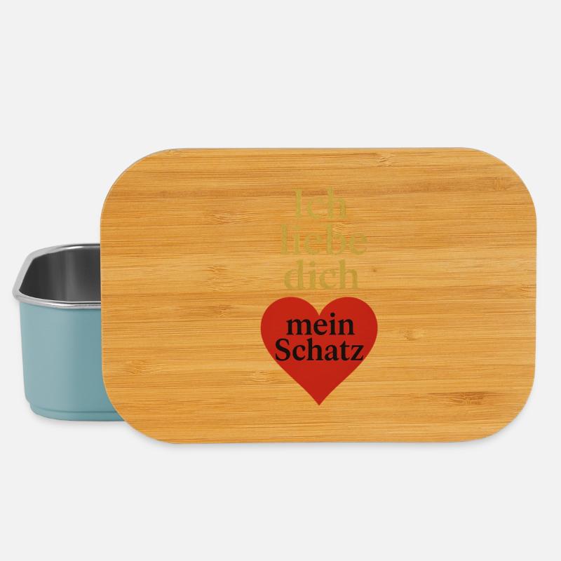 Ich liebe dich - Lunch Box - Hellblau
