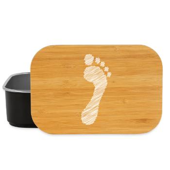 natural runners barfuss weiß - Lunch Box - Schwarz - Vorne