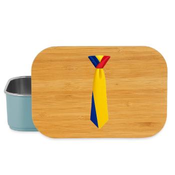 Romania Tie – Flaggendesign - Lunch Box - Hellblau - Vorne