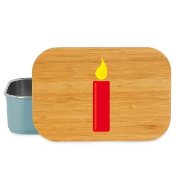 Candle | 1st Advent - Lunch Box - light blue - Front
