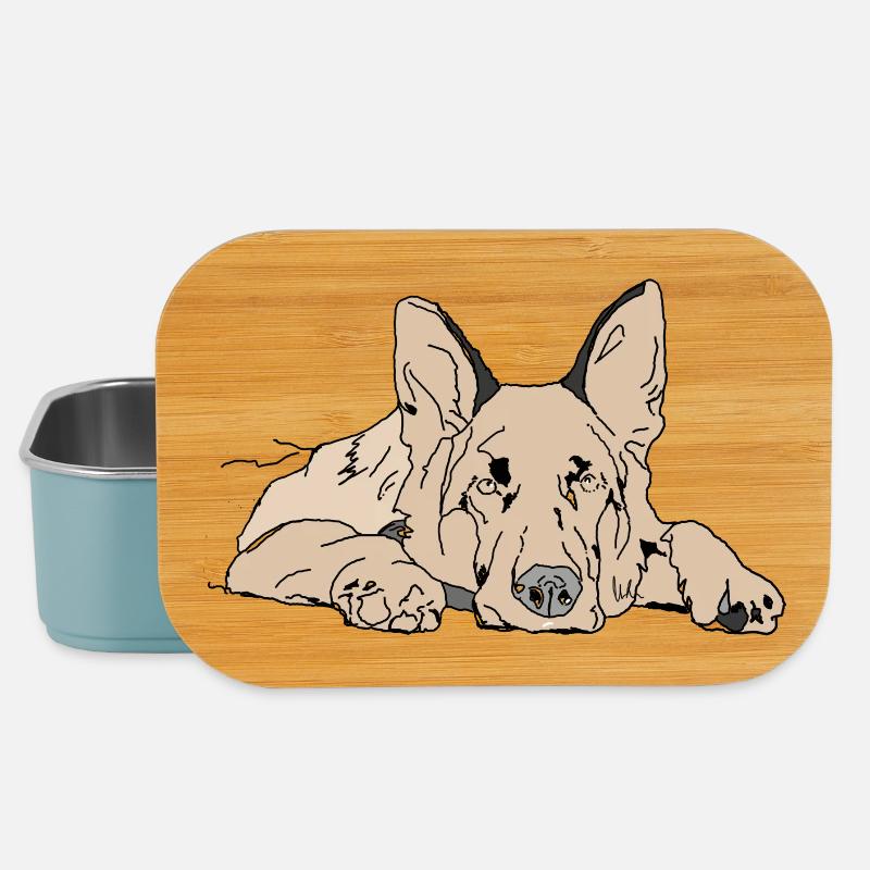 Schäferhund - Lunch Box - Hellblau