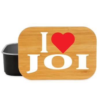 nom du t-shirt J’aime Joi idée cadeau t-shirt - Boîte à goûter - noir - Devant
