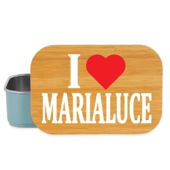 T-Shirt Name I love Marialuce T-Shirt - Lunch Box - Hellblau - Vorne