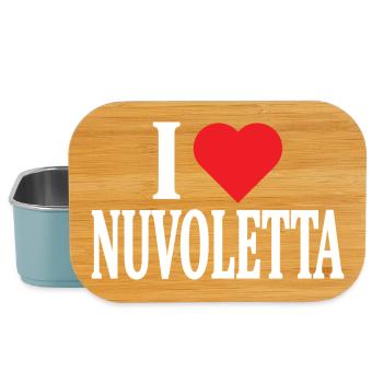 T-Shirt Ich liebe Nuvoletta T-Shirt Geschenkidee - Lunch Box - Hellblau - Vorne