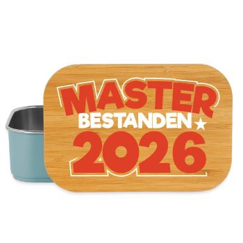 Master 2026 Master Doctorat Diplôme - Boîte à goûter - bleu pâle - Devant