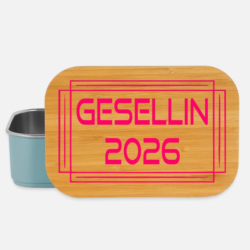 Certificat de compagnon Diplôme 2026 Compagne - Boîte à goûter - bleu pâle