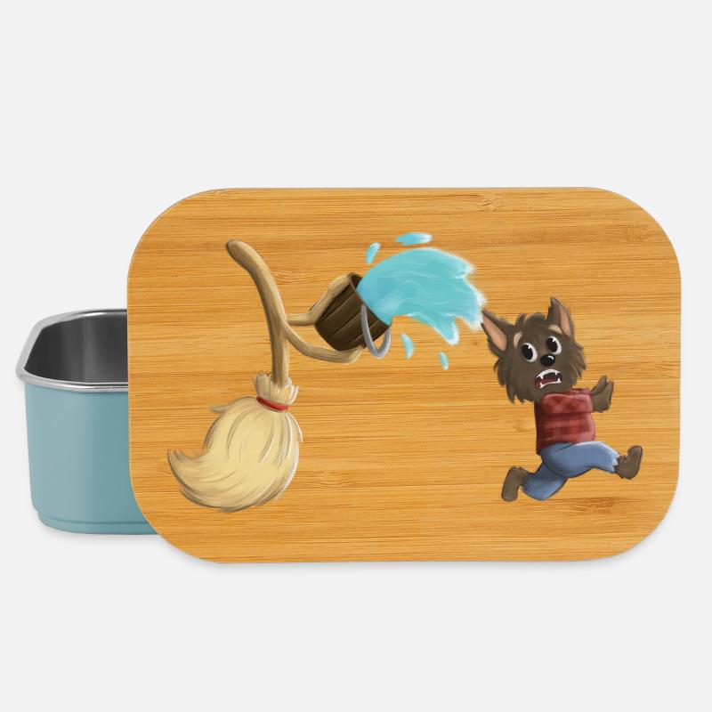 L’apprenti sorcier en tant que loup-garou - Boîte à goûter - bleu pâle