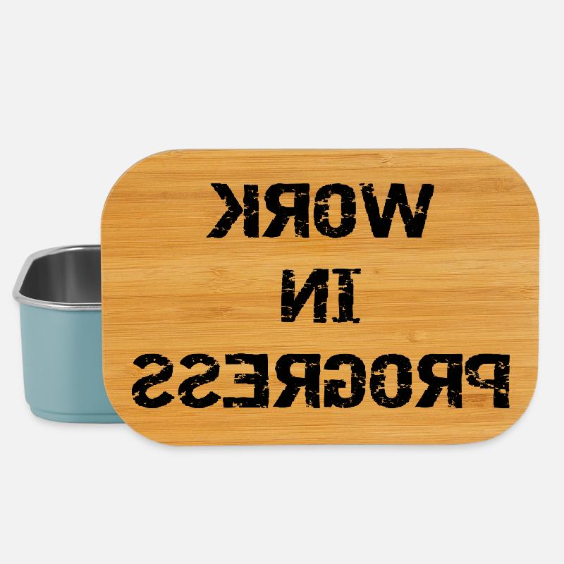 WORK IN PROGRESS - mirrored - Lunch Box - light blue