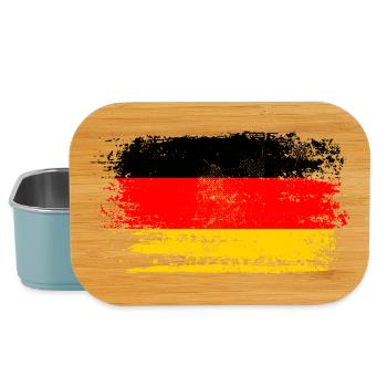 Deutschland - Adler Wappen Respekt Geschenk - Lunch Box - Hellblau - Vorne