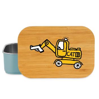 Construction danger - Lunch Box - light blue - Front