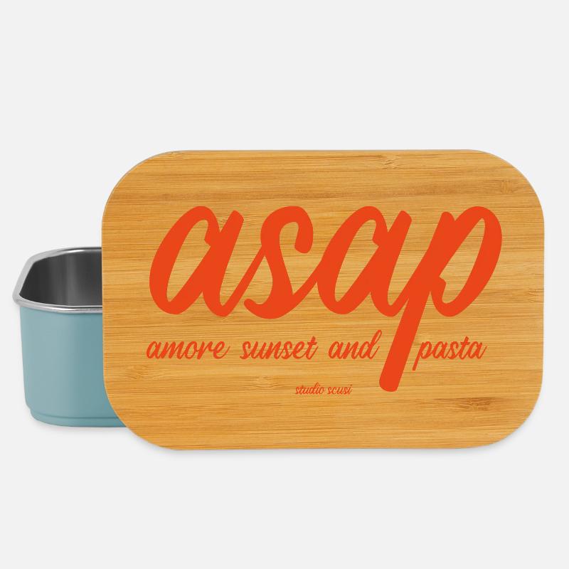 ASAP - Amore Sunset and Pasta - Lunch Box - Hellblau