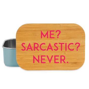Ich? Sarkastisch? Niemals - Lunch Box - Hellblau - Vorne