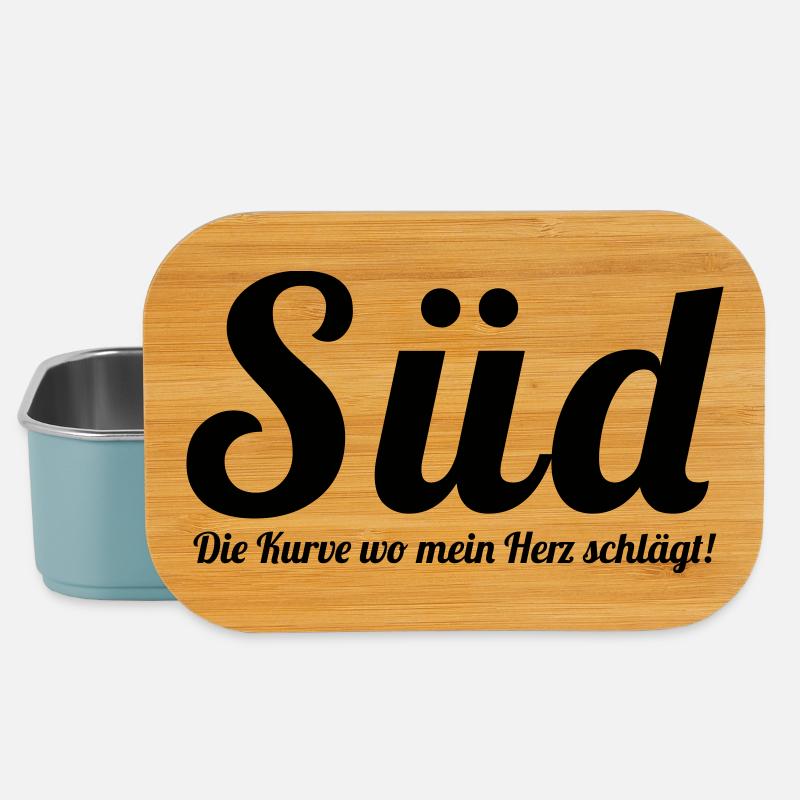 schwarz, weiss, blau - Bielefeld - Lunch Box - Hellblau
