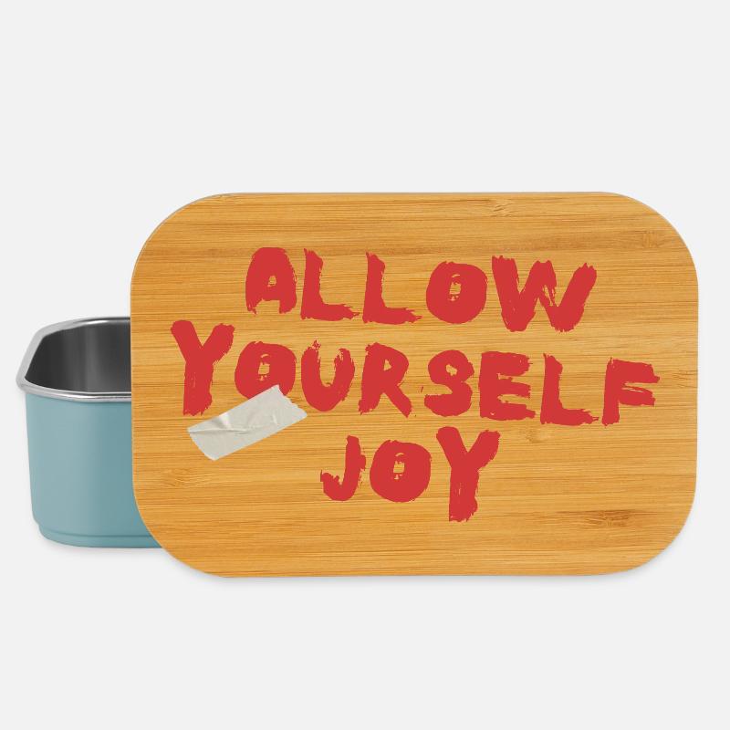 Allow Yourself Joy - Lunch Box - light blue