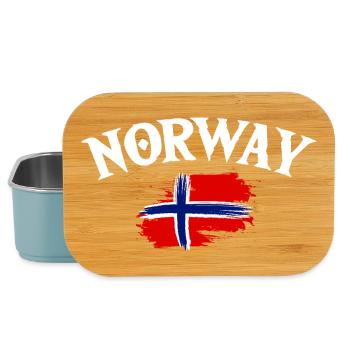Vacances en Norvège dans les fjords de Norge Voyage en Scandinavie - Boîte à goûter - bleu pâle - Devant