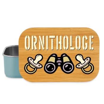 Ornithologist Dad - Announcing Baby - Lunch Box - light blue - Front