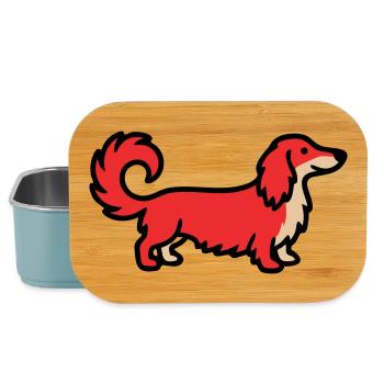 Irischer Setter Retriever Rot - Lunch Box - Hellblau - Vorne