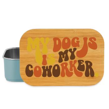 Mon Chien est mon Binôme : Setup Home-Office - Boîte à goûter - bleu pâle - Devant
