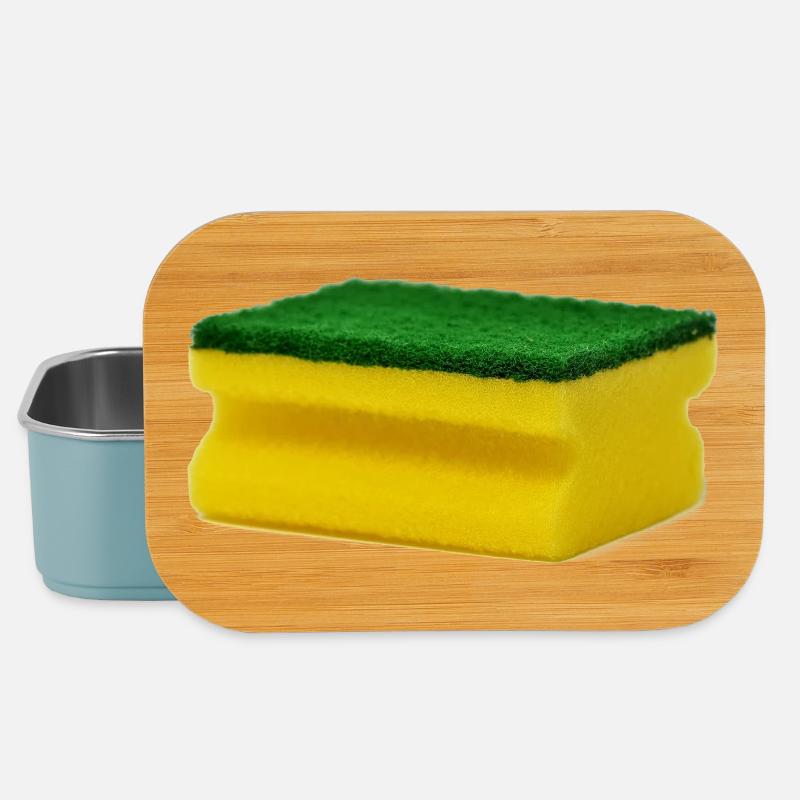 L’éponge - Boîte à goûter - bleu pâle