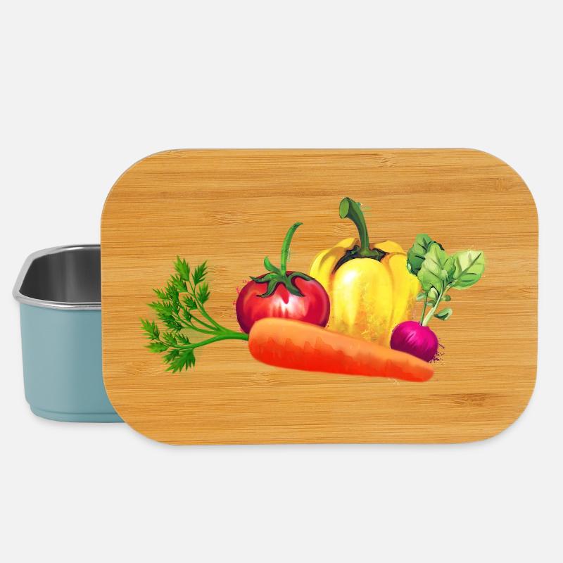 Vegetable - Lunch Box - light blue