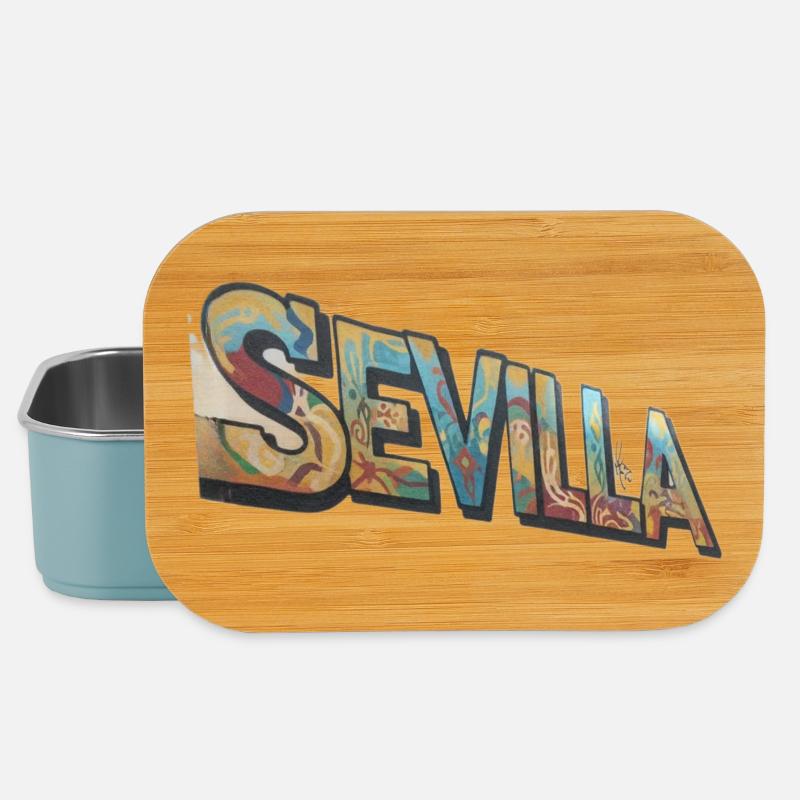 Sevilla Graffiti Farbenspiel - Lunch Box - Hellblau
