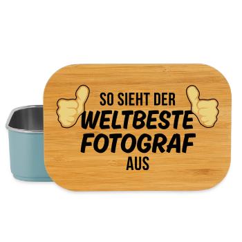 der weltbeste fotograf - Lunch Box - Hellblau - Vorne