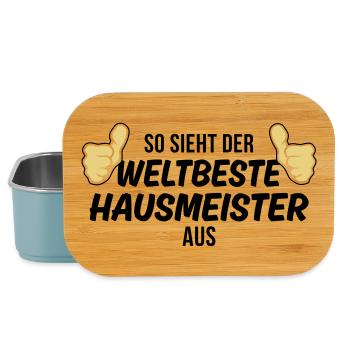 der weltbeste hausmeister - Lunch Box - Hellblau - Vorne