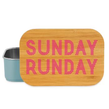 Sunday Runday - Lunch Box - light blue - Front