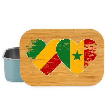 Congo Senegal flag used - Lunch Box - light blue - Front