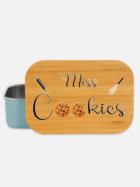 Miss cookies - Boîte à goûter - bleu pâle
