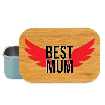 Meilleure Maman - Fête des Mères - Boîte à goûter - bleu pâle - Devant