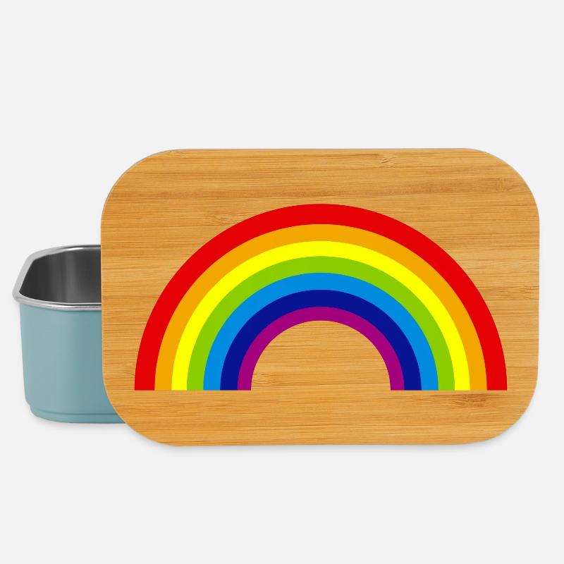 rainbow rainbow - Lunch Box - light blue