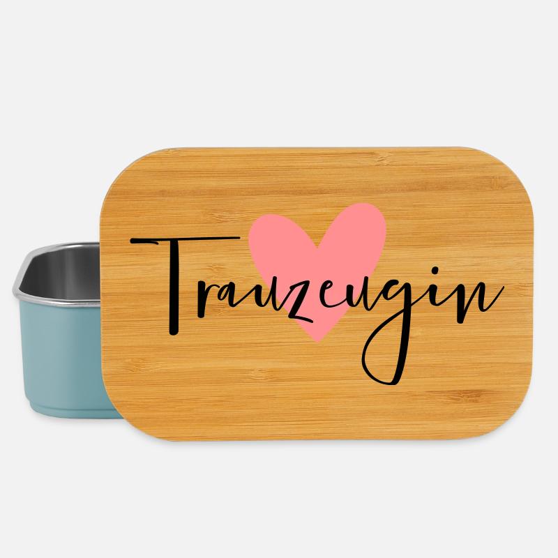 Trauzeugin Herz - Lunch Box - Hellblau