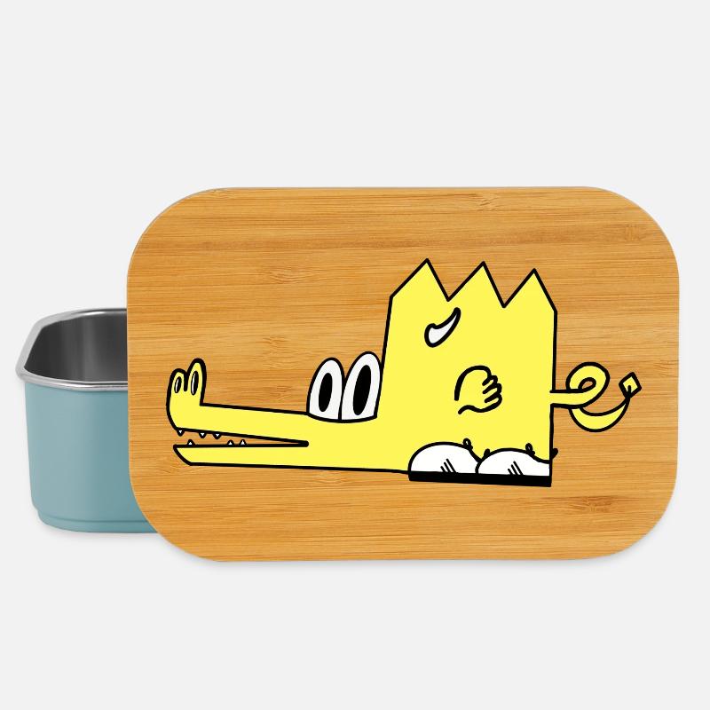 Drako the dragon - Lunch Box - light blue