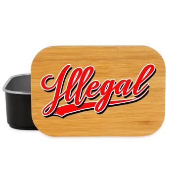 démo illégale illégalement illégale - Boîte à goûter - noir - Devant