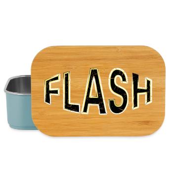 FLASH label with flashes - Lunch Box - light blue - Front