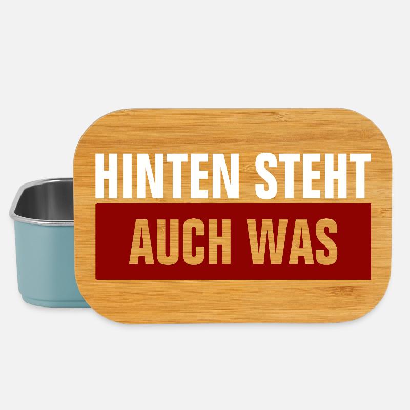 Hinten Steht Auch Was - Lunch Box - Hellblau