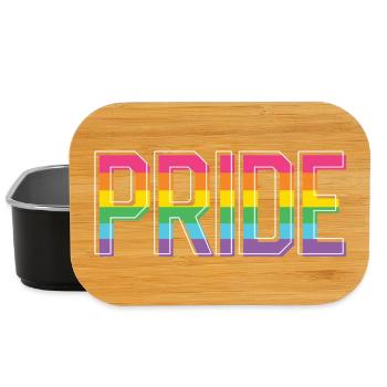 Mois de la fierté LGBT - Fierté! - Boîte à goûter - noir - Devant