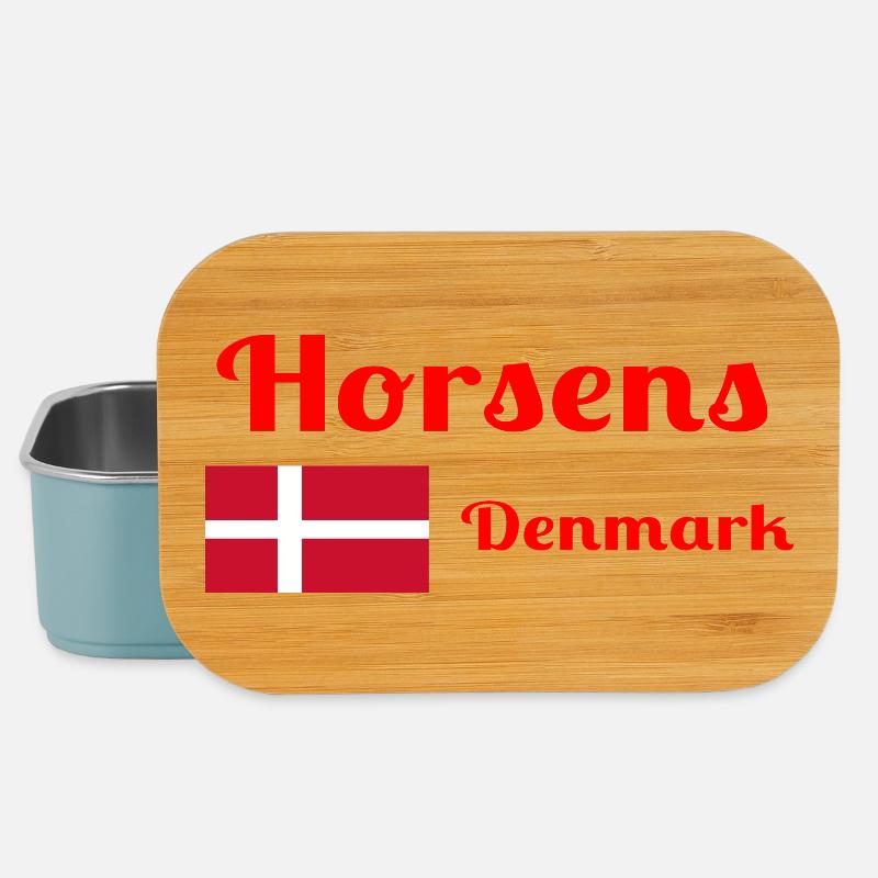 Horsens Dänemark - Stilvolle Drucke - Lunch Box - Hellblau