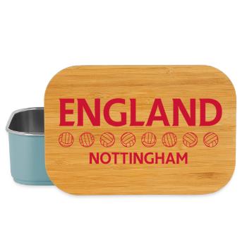 Nottingham England Football Emblem - Lunch Box - light blue - Front