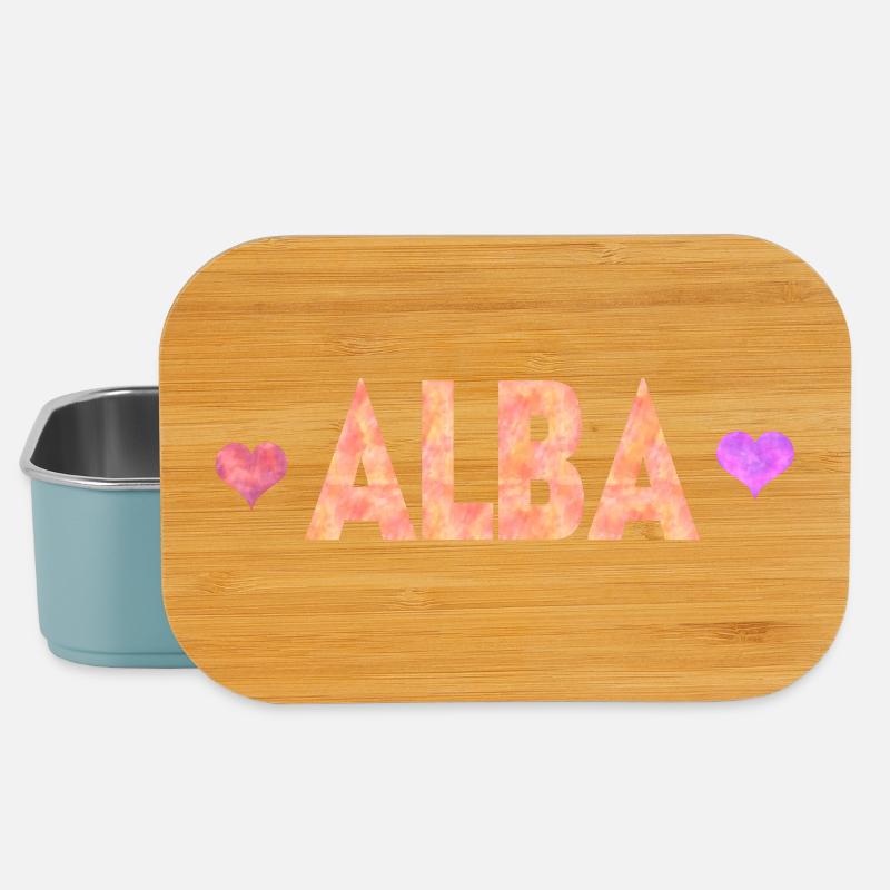 Alba - Boîte à goûter - bleu pâle